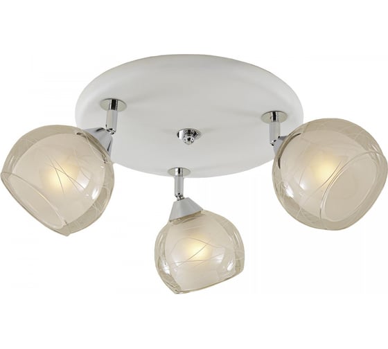 Изображение товара Люстра Citilux Самба с поворотными плафонами Белая Хром CL158131