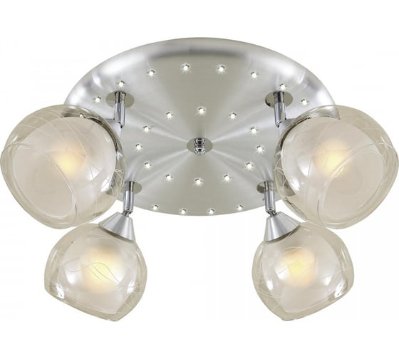 Изображение товара Люстра Citilux Самба с поворотными плафонами Алюминий Хром CL158142