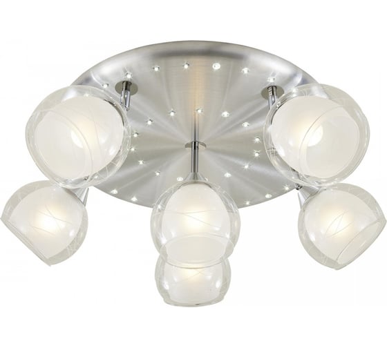 Изображение товара Люстра Citilux Самба с поворотными плафонами Алюминий Хром CL158162