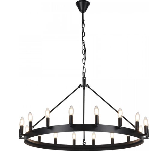 Изображение товара Замковая подвесная люстра Citilux Смитсон Чёрная CL470118