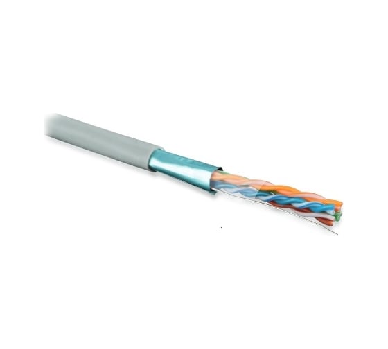 Изображение товара Кабель витая пара 305м Hyperline FUTP4-C5E-S24-IN-LSZH-GY 45788