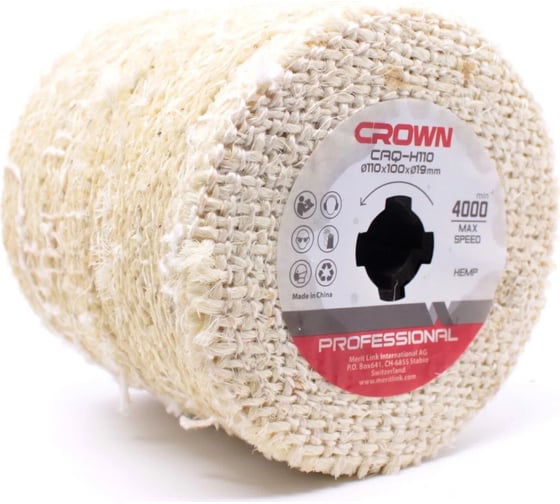 Изображение товара Щетка из холщовой ткани 110 мм Crown CAQ-H110