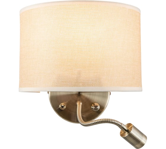 Изображение товара Бра Citilux Декарт с бежевым абажуром и диммером CL704306