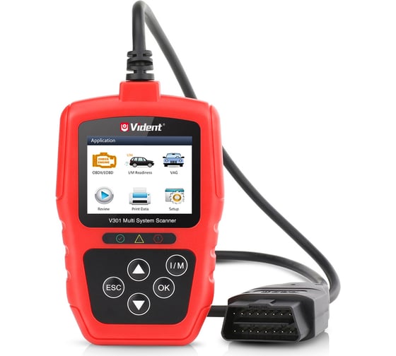 Изображение товара Диагностический сканер VIDENT OBD2 2.4" V301