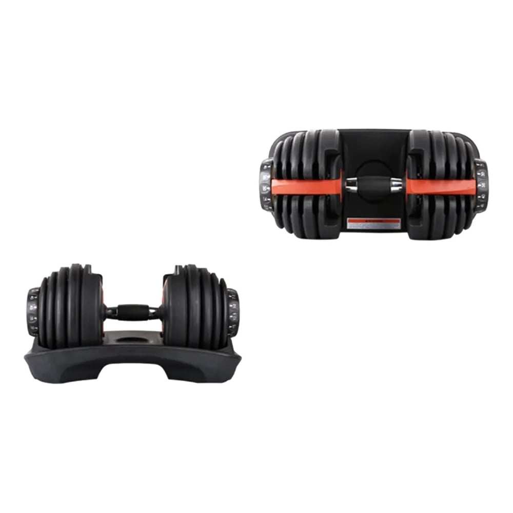 Изображение товара Разборная гантель URM 24 кг черная для силовых тренировок