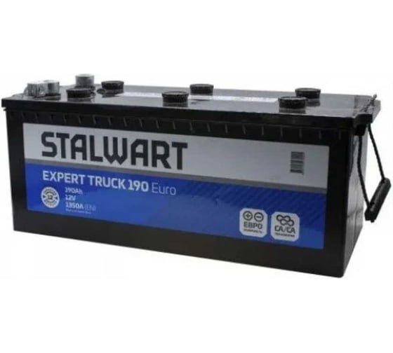 Изображение товара Аккумуляторная батарея Stalwart Expert TRUCK 6СТ-190 евро.конус/болт STExT 190.3