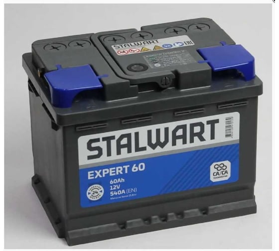 Изображение товара Аккумуляторная батарея Stalwart Expert 6СТ-60.1 STEx 60.1