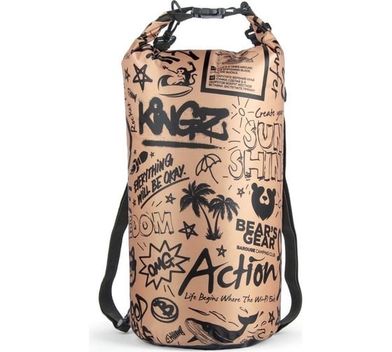 Изображение товара Гермомешок BAROUGE 24см/58см BCG-111/100 BCG-111 20 л/коричневый