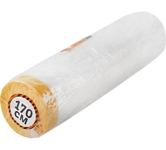 Изображение товара Пленка защитная с клеящей лентой 1.7x15 м ШАБАШКА 228545