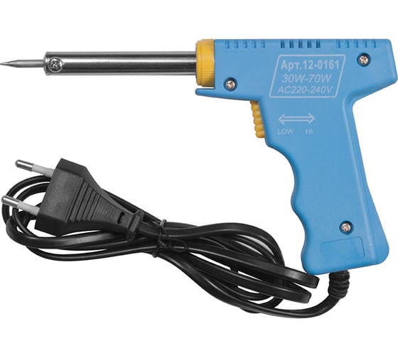 Изображение товара Импульсный паяльник 220В, 30-70Вт PROCONNECT HY-50R 12-0161-4