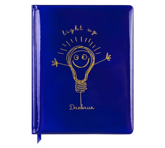 Изображение товара Дневник BRAUBERG Holiday, Good Idea 1-11 класс 48 листов, обложка кожзам твердая с поролоном, фольга 106567