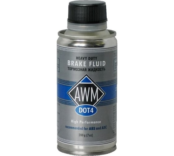 Изображение товара Тормозная жидкость AWM DOT 4, 200 г 430109002