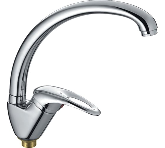 Изображение товара Смеситель для кухни Haiba 40к hb4103-2 боковая, п/гайку 539470