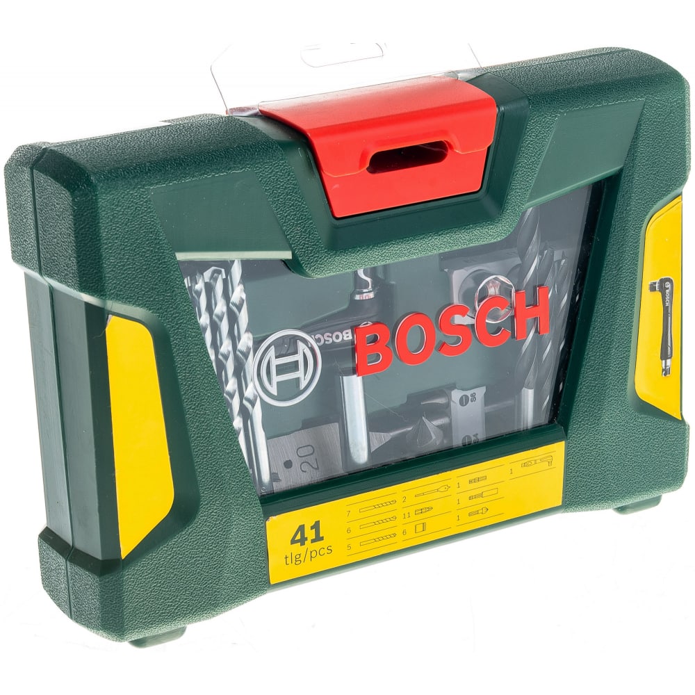 Набор насадок и сверл Bosch bosch 2608577183 10 hss pointteq сверл 1 5mm