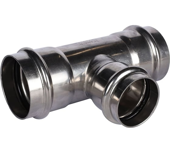 Изображение товара Переходной тройник ROMMER впр, 54x42x54, из нержавеющей стали, прессовой Rss-0014-544254 RG0091KSNONHIT