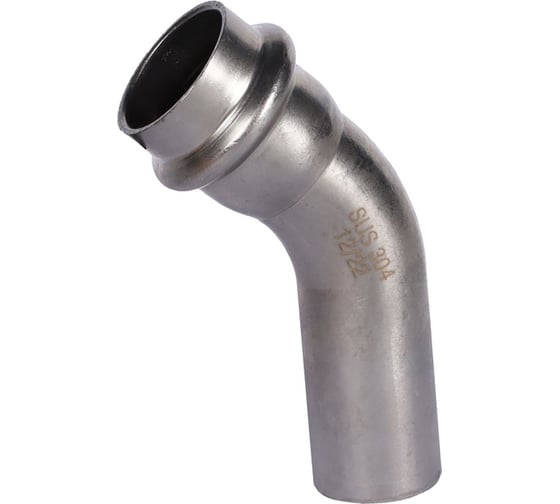 Изображение товара Однораструбный угольник ROMMER 45 впр-нпр, 22, из нержавеющей стали, прессовой Rss-0004-000022 RG0091KSNOAJFT