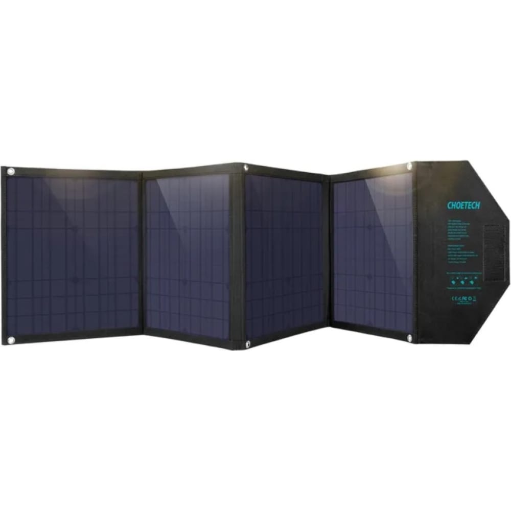 Портативная складная солнечная батарея - панель Choetech солнечная панель carcam solar panel 40w