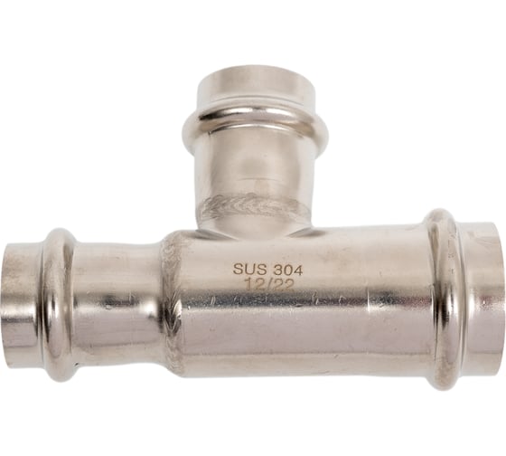 Изображение товара Переходной тройник ROMMER впр, 28x22x22, из нержавеющей стали, прессовой Rss-0014-282222 RG0091KSNOME2G