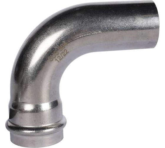 Изображение товара Однораструбный угольник ROMMER 90 впр-нпр, 15, из нержавеющей стали, прессовой Rss-0002-000015 RG0091KSNO7EN8