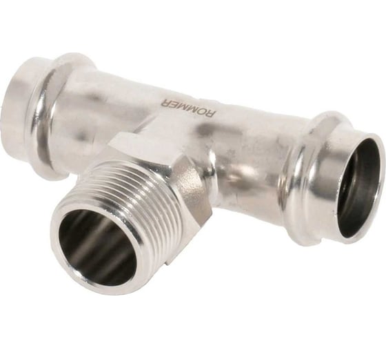 Изображение товара Тройник-переходник ROMMER впр-нр, 35x1 1/4, из нержавеющей стали, прессовой Rss-0016-035114 RG0091KSNOSAJR