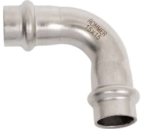 Изображение товара Угольник ROMMER 90 впр-впр, 15, из нержавеющей стали, прессовой Rss-0003-000015 RG0091KSNO8HFG