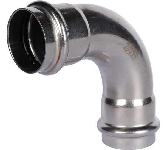 Изображение товара Угольник ROMMER 90 впр-впр, 42, из нержавеющей стали, прессовой Rss-0003-000042 RG0091KSNO997M