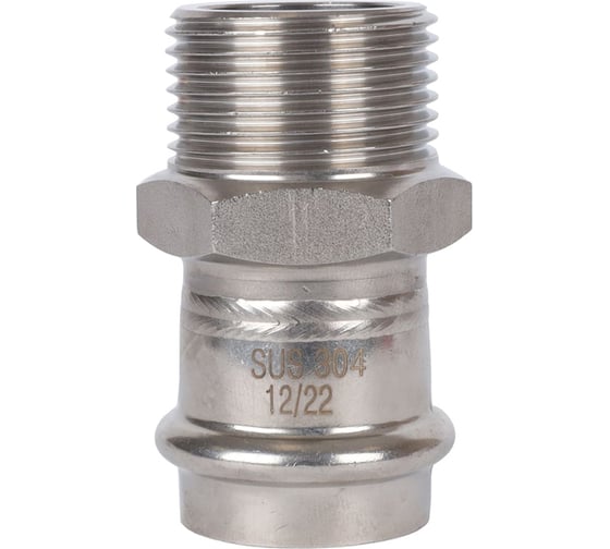 Изображение товара Переходник ROMMER Rss-0021-000281 впр-нр, 28x1, из нержавеющей стали, прессовой RG0091KSNP3VLF