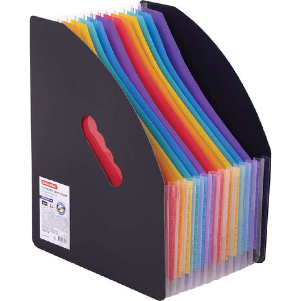 Вертикальный лоток-органайзер для бумаг и документов BRAUBERG папка для бумаг и документов brauberg