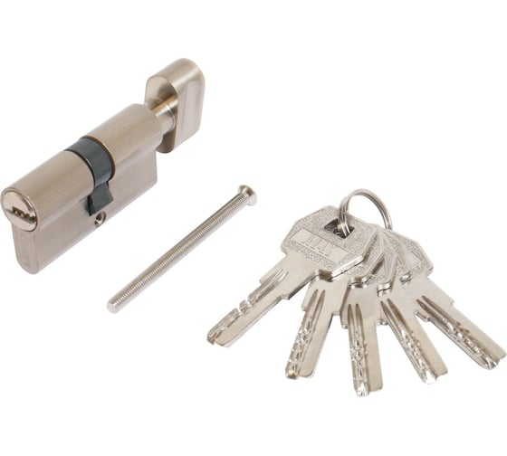 Изображение товара Цилиндровый механизм Стандарт MAX 60 (30x30В), SN, 5 кл. перф., ключ/верт. 14795