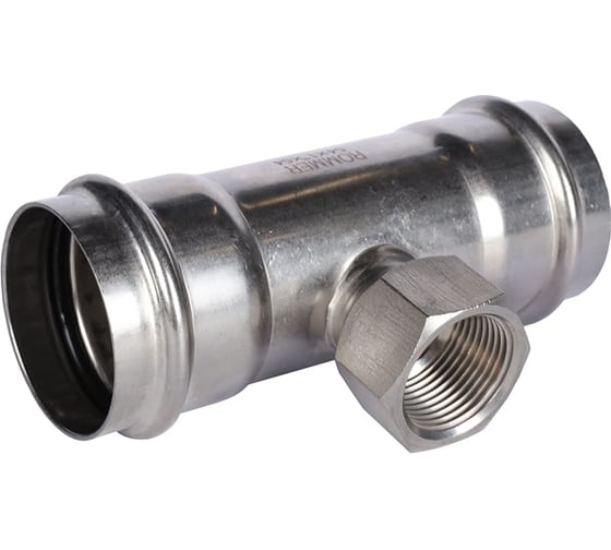 Изображение товара Тройник-переходник ROMMER впр-вр, 54x1, из нержавеющей стали, прессовой Rss-0015-000541 RG0091KSNOQL3F