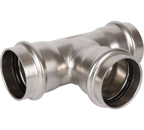 Изображение товара Равнопроходной тройник ROMMER впр, 22, из нержавеющей стали, прессовой Rss-0013-000022 RG0091KSNOJQI5