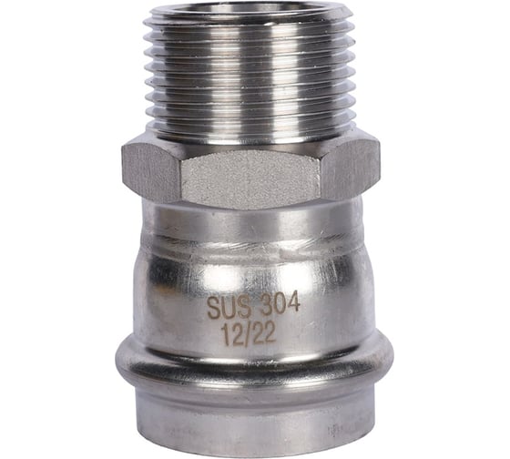 Изображение товара Переходник ROMMER Rss-0021-000351 впр-нр, 35x1, из нержавеющей стали, прессовой RG0091KSNP44DG