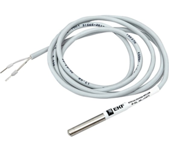 Изображение товара Накладной датчик температуры в гильзе EKF 50 мм RTD10-OVH50-NTC10K