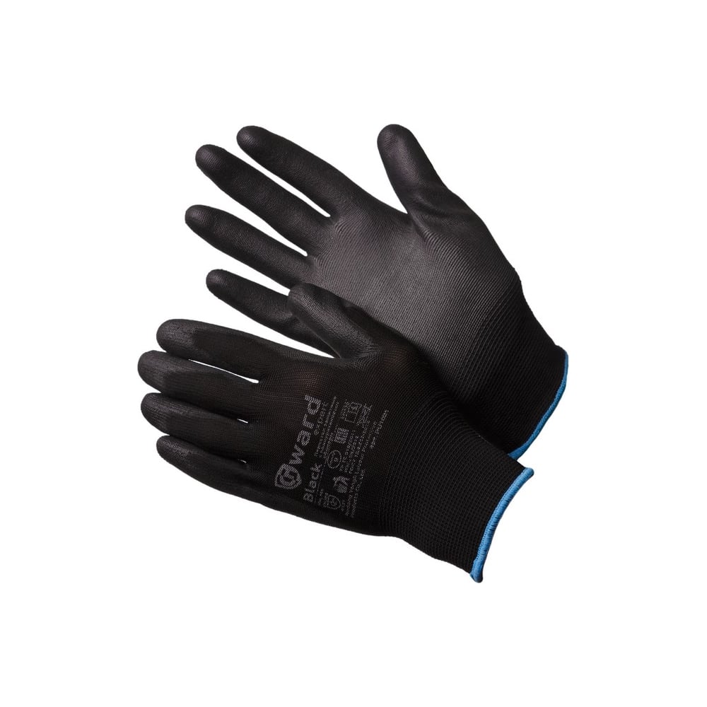 Нейлоновые перчатки Gward, размер 8, цвет черный