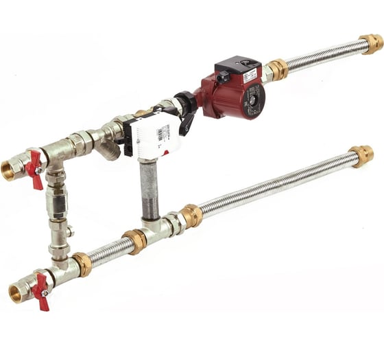 Изображение товара Смесительный узел с гибкими подводками Shuft MST 25-40-4.0-C24-F НС-1036748