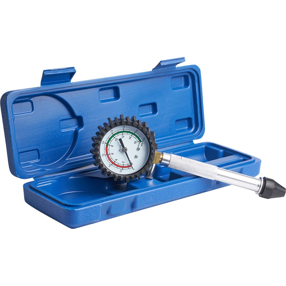 Компрессометр LAVR набор компрессометр для измерения компрессии airline бензин дизель кейс pro