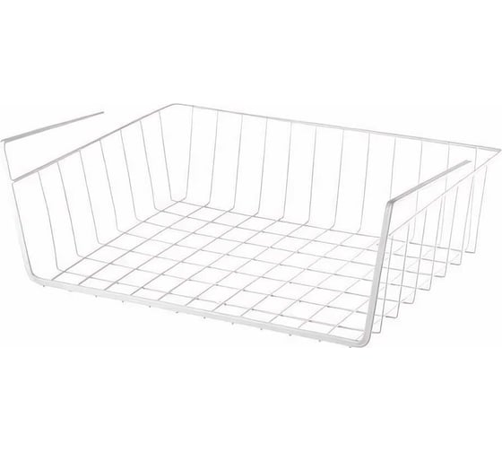 Изображение товара Корзина подвесная(органайзер) металлическая для шкафов и полок LAIMA Home 40x24x13,5 см 607999
