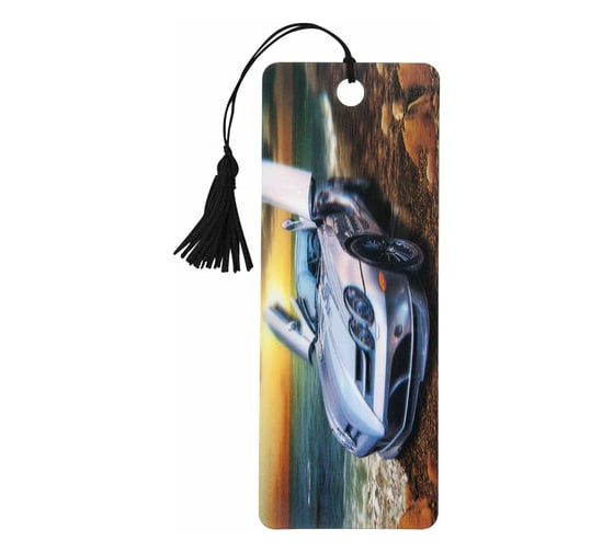 Изображение товара Закладка для книг BRAUBERG Мерседес 3D, объемная, с декоративным шнурком-завязкой 125768