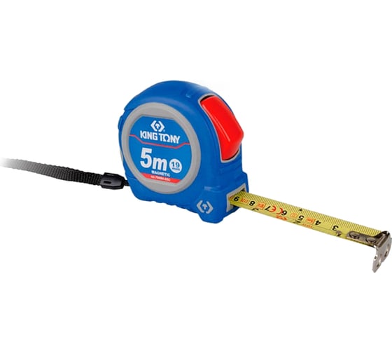 Изображение товара Измерительная рулетка 5м, магнитный крюк KING TONY 79094-05M