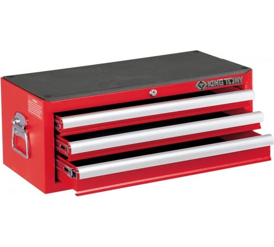 Изображение товара Инструментальный ящик, 3 ящика, красный KING TONY 87421-3B
