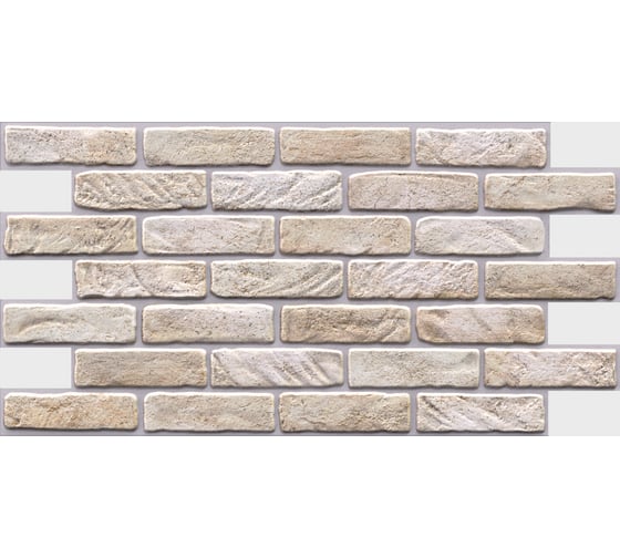 Изображение товара Панель пвх Регул кирпич "старый бежевый" 0.3 мм, 1 шт. 674кб