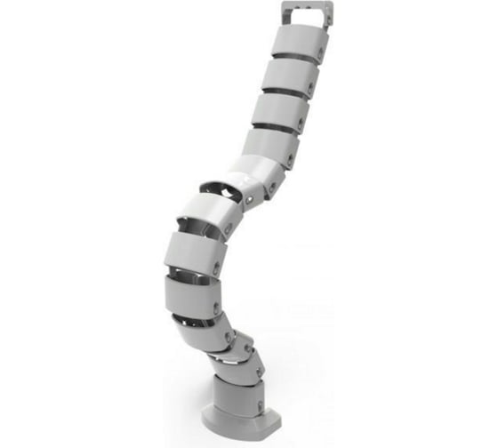 Изображение товара Вертикальный гибкий кабельный канал NE-AD (1/14), 680-800 мм, серый 3580