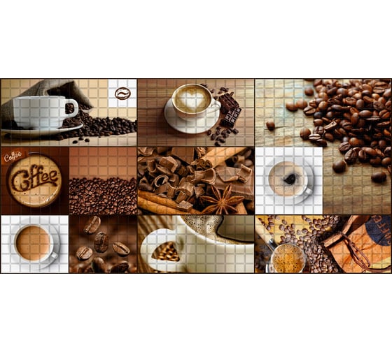 Изображение товара Панель пвх Регул "кофейня" 0.3 мм, 1 шт. 3/3