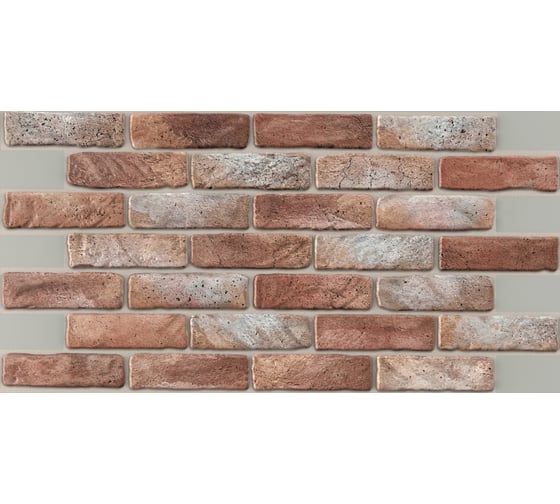 Изображение товара Панель пвх Регул кирпич "старый коричневый" 0.3 мм, 1 шт. 17к/3