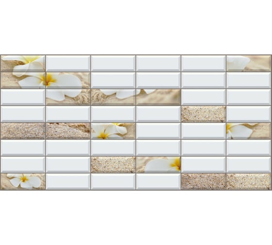 Изображение товара Панель пвх Регул плитка "гавайи" 0.4 мм, 1 шт. 226г