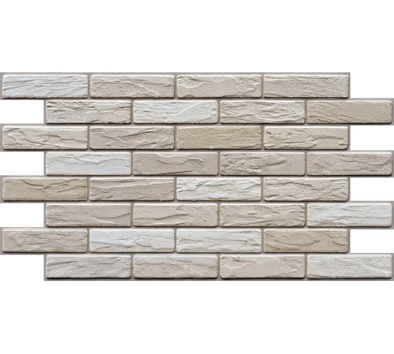 Изображение товара Панель пвх Регул кирпич "песочный" 0.4 мм, 1 шт. 665кп