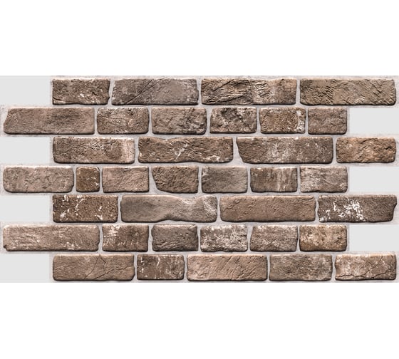 Изображение товара Панель пвх Регул кирпич "ретро коричневый" 0.4 мм, 1 шт. 152рк