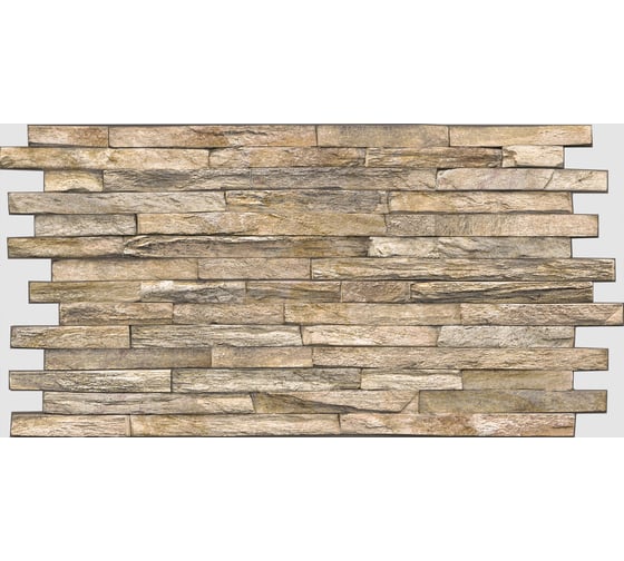 Изображение товара Панель пвх Регул "сланец плоский бежевый" 0.4 мм, 1 шт. 594сп