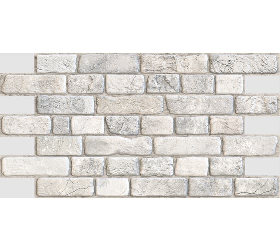 Изображение товара Панель пвх Регул кирпич "ретро серый" 0.4 мм, 1 шт. 153рс