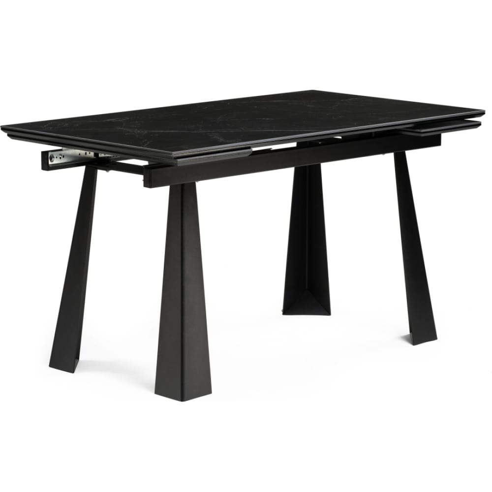 Деревянный стол Woodville, цвет черный мрамор 530827 Бэйнбрук - фото 1